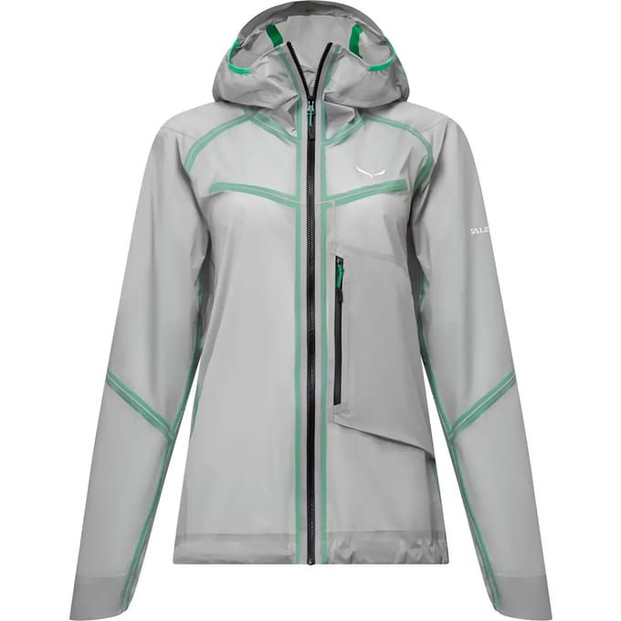 Vrouwelijke waterdichte broek met capuchon Salewa NXT PTX 3L