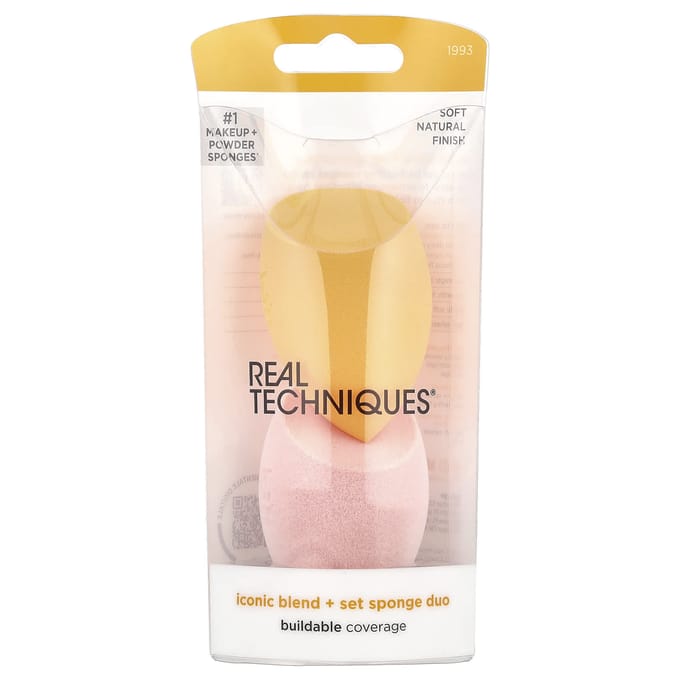 Representatieve Mix + Spons Duo Set, 2 sponzen yellow