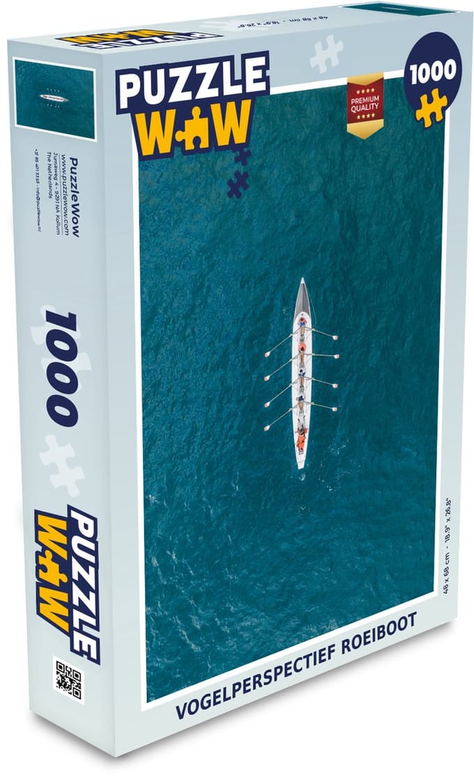 Puzzel roeiboot - Legpuzzel - Puzzel 1000 stukjes volwassenen