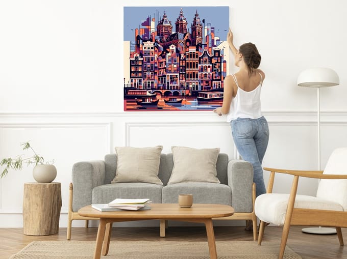 Kunstprint | Wanddecoratie | Canvas | 20 × 20 cm