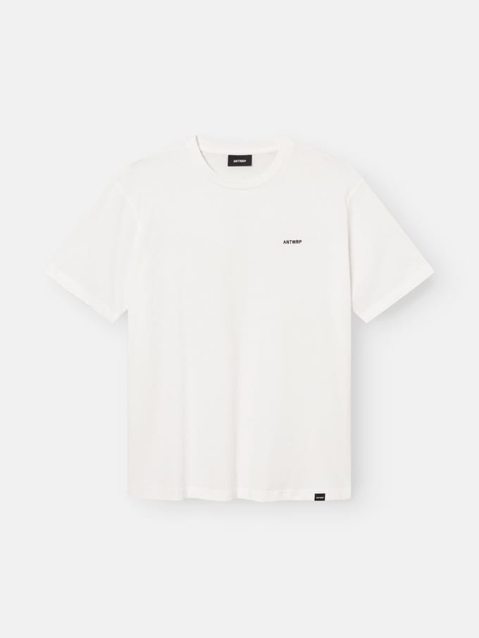 ANTWRP - Heren t-shirt - Maat L - Mannen - wit -