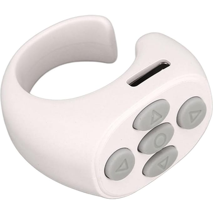 Slimme Ring Controller Bluetooth 5.3 Draadloze Afstandsbediening Paginaomslaander voor Tik Tok Elektronisch Boek