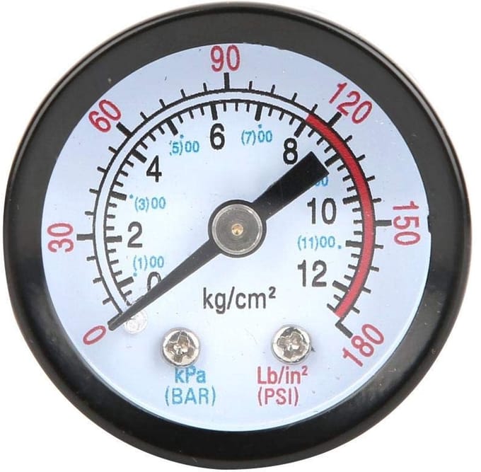 Dailygoody - Air Compressor Drukmeter - 0-180 Psi - Nauwkeurig en
