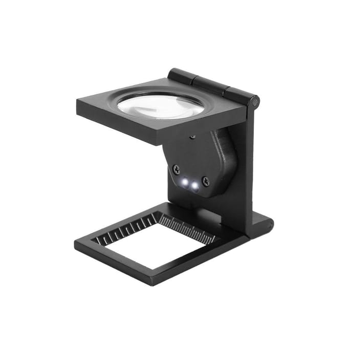 Loupe de poche pliable 30X, loupe portable pour réparation de téléphone et d'ordinateur