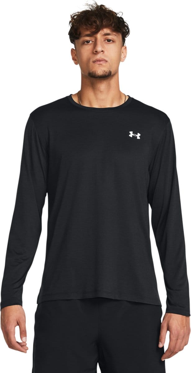 Under Armour LAUNCH LONGSLEEVE Heren Sportshirt - Zwart - Maat XL