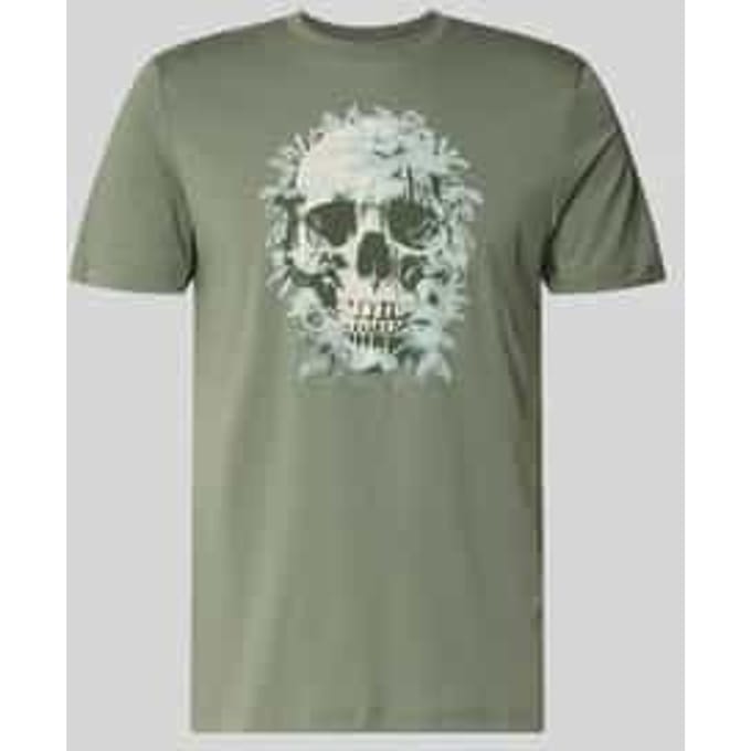 Regular fit T-shirt met motiefprint
