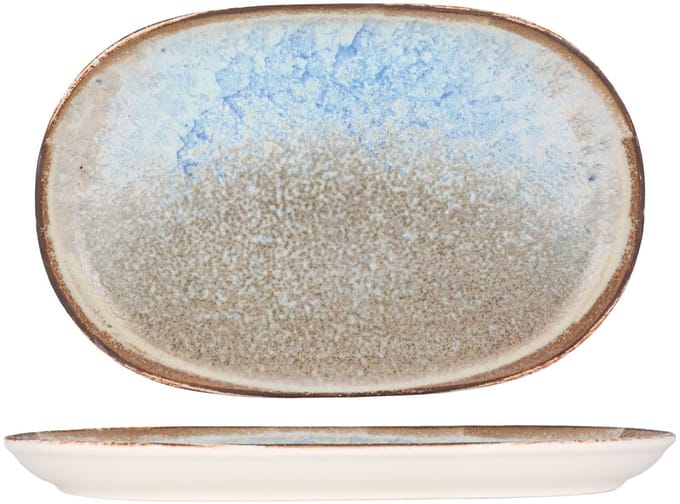 ID Fine Serveerschaal - Delta - Porselein - 37 cm - set van 2