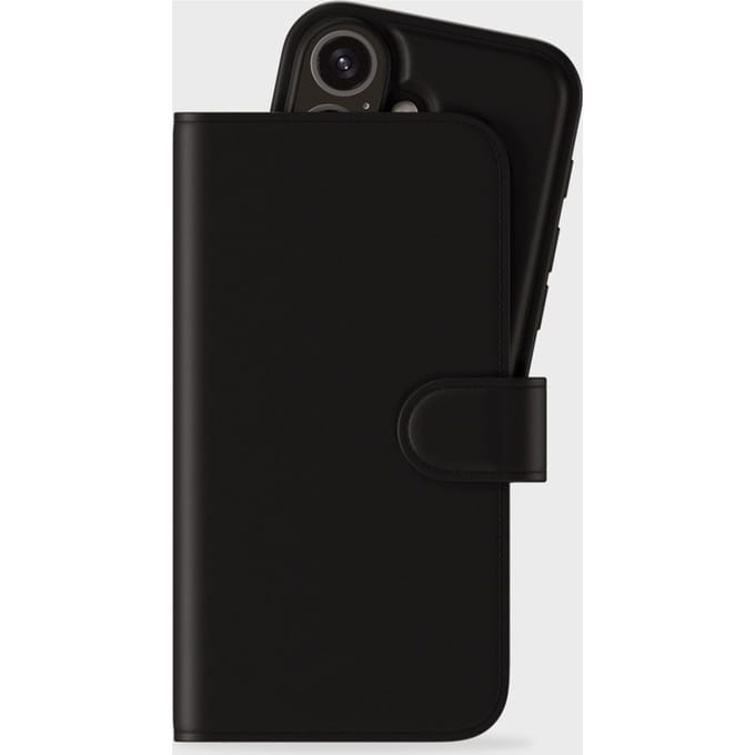 Wallet Case Magnet Black iPhone 16