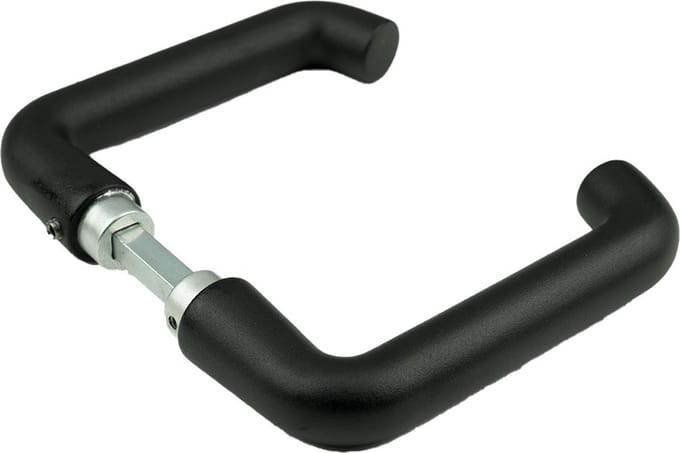 Ami deurkruk 356 D-model ZS zwart dd 63/67mm