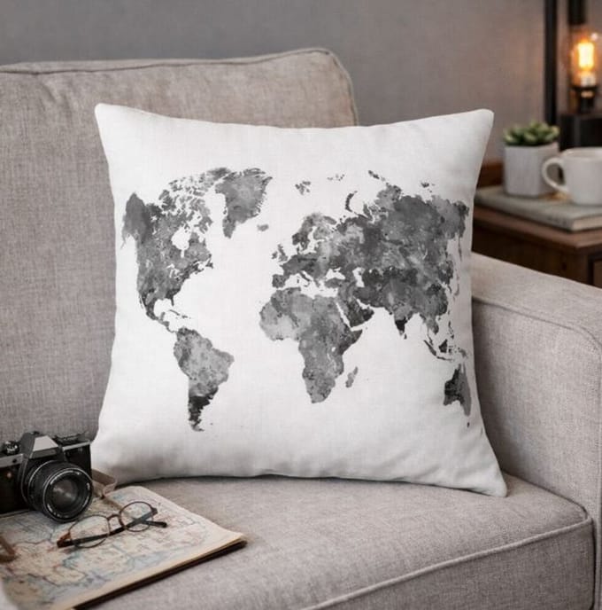 Wanderlust Collection Kussenhoes - 45x45 cm