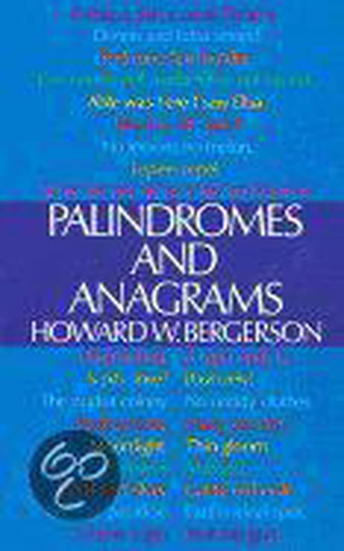 Palindromes And Anagrams