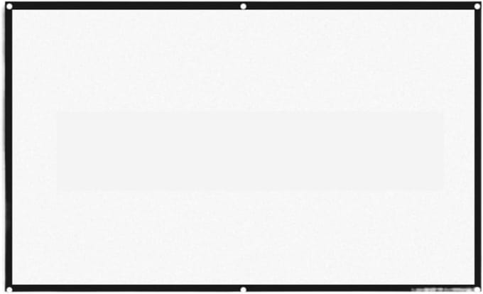 Projectiescherm - Filmscherm Gordijn - Thuis Kantoor Buiten - High Definition - 60 Inch 16:9 - Wit
