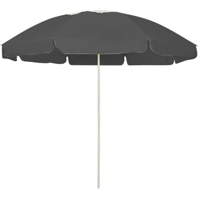 Maison Exclusive - Parasol de plage anthracite 240 cm