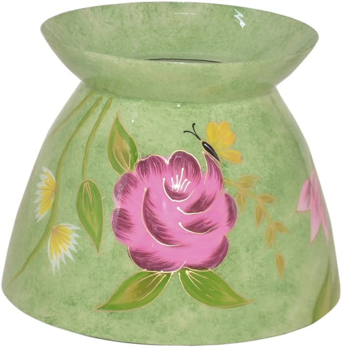 Colmore by Diga Vaas-soft green-enamel IR 24x24x19 cm