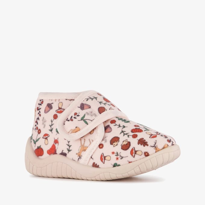 Thu!s kinder pantoffels met herfstprint beige - Maat 24 - Sloffen