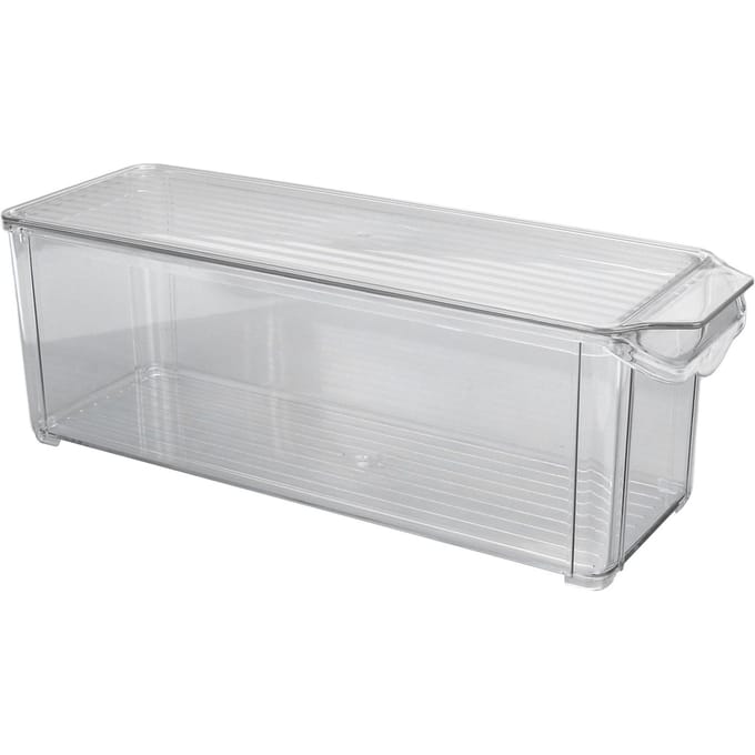 Transparante Opbergbak Grote Capaciteit Transparant Voedselveilig Plastic Multifunctioneel Draagbaar Duurzaam