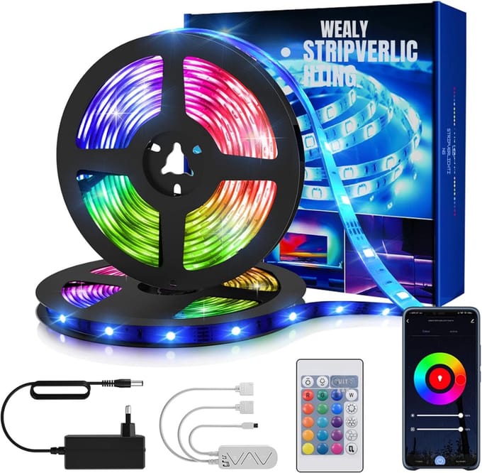 MIRA®Led Strip 10 Meter - Smart Led - Led Strip - Blauw- ‎15cm x 10cm x 1 cm; 330 g