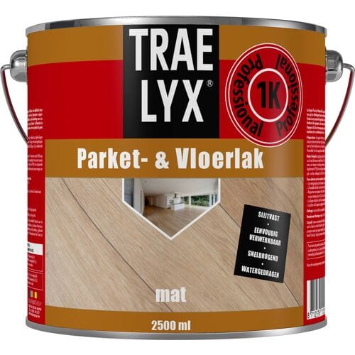 Trae Lyx parketlak & vloerlak 2.5L mat