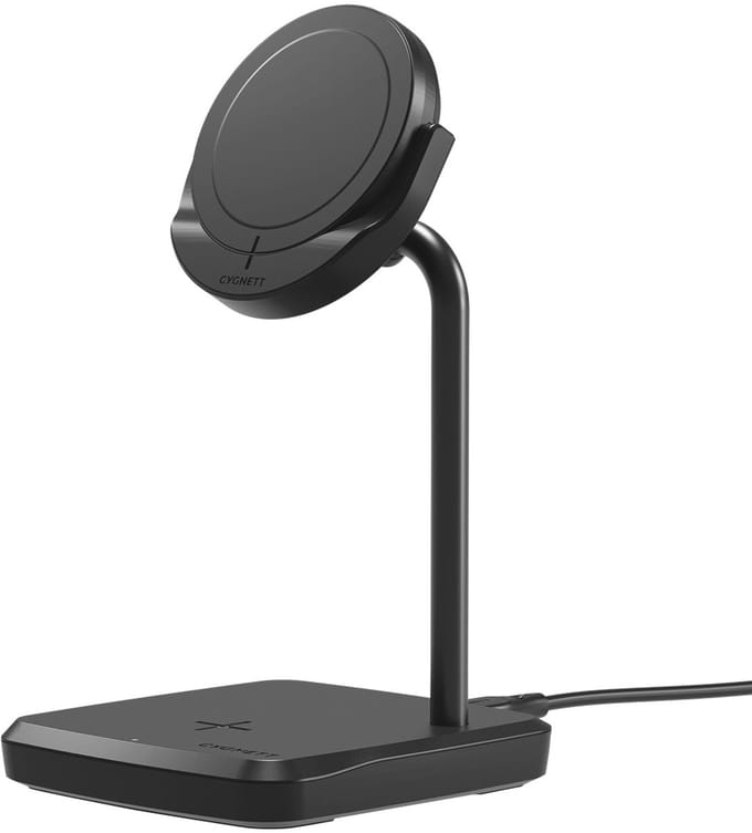 Cygnett Qi2 2 in 1 Chargebase - Zwart