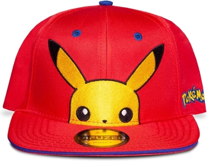 Pokémon - Pikachu Snapback pet kinderen - Rood