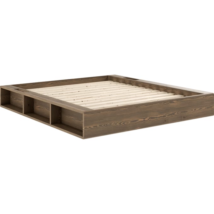Karup Ziggy bed - 160 x 200 cm - 106 Carob brown lacquered