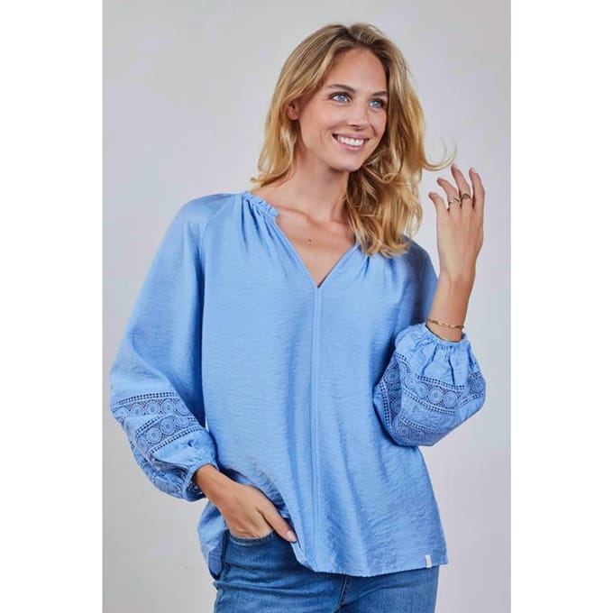 DIDI Blouse Soleil Placid Blue Taglia: 38 | Maglie a manica lunga Outlet | Donna | Blu