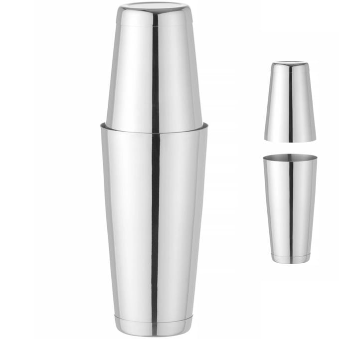 Bar Up Tin-on-Tin Serie - Cocktail Shaker - 2-delig - 800ml - RVS - Hermetisch