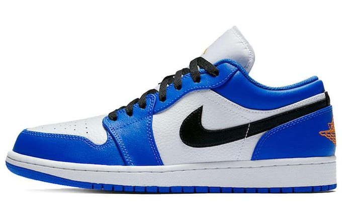 Jordan 1 Low Hyper Royal Orange Peel 553558-401 41