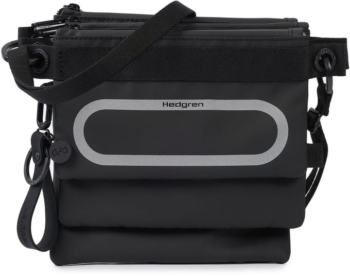 Hedgren schoudertas accessoiretas Uni Isa 3-Crossover Set + RFID Coated Black zwart