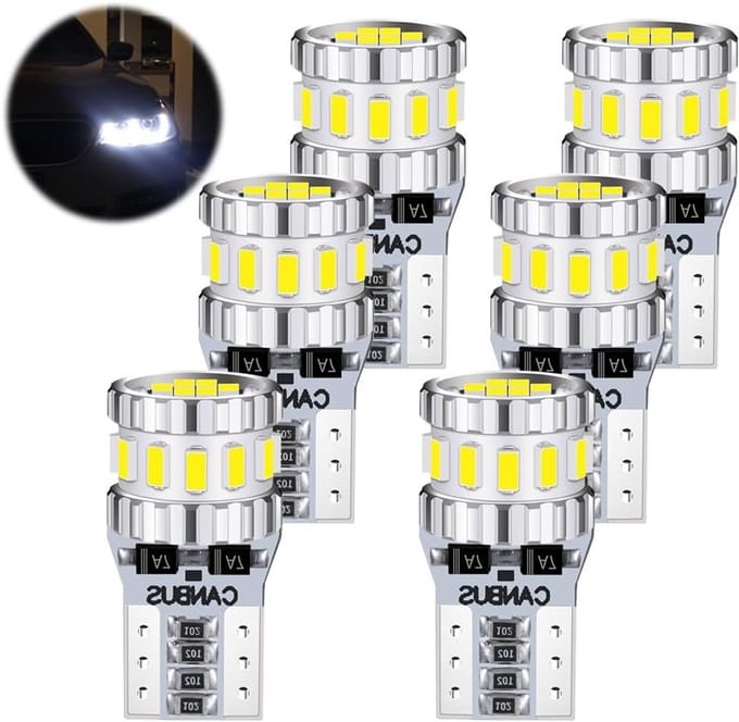 6 Stuks Universele Ledlampen voor Auto Interieur en Kentekenplaatverlichting