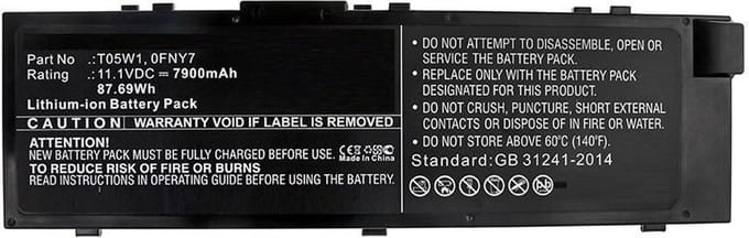 CoreParts MBXDE-BA0211 laptop reserve-onderdeel Batterij/Accu