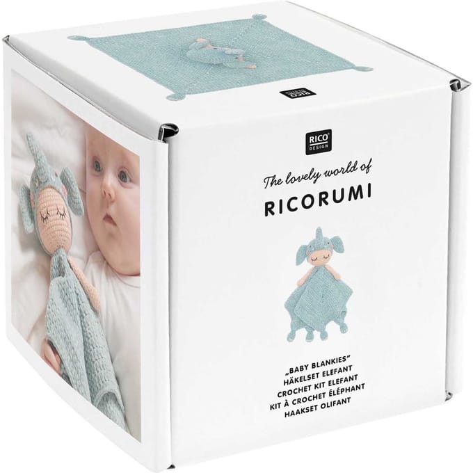 Rico Design Ricorumi Haakset "Baby Blankies" - Olifant