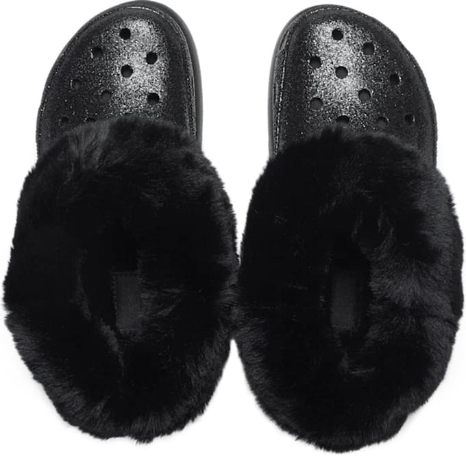 Crocs Furever Crush Glitter Black Maat 43/44 M10/W12