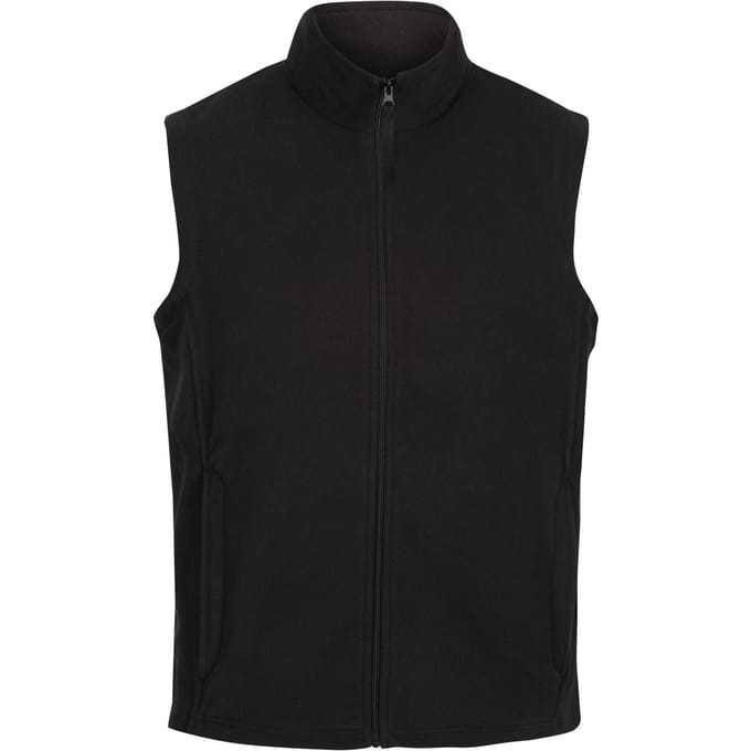 Regatta Heren Micro Fleece Bodywarmer / Gilet (Zwart)