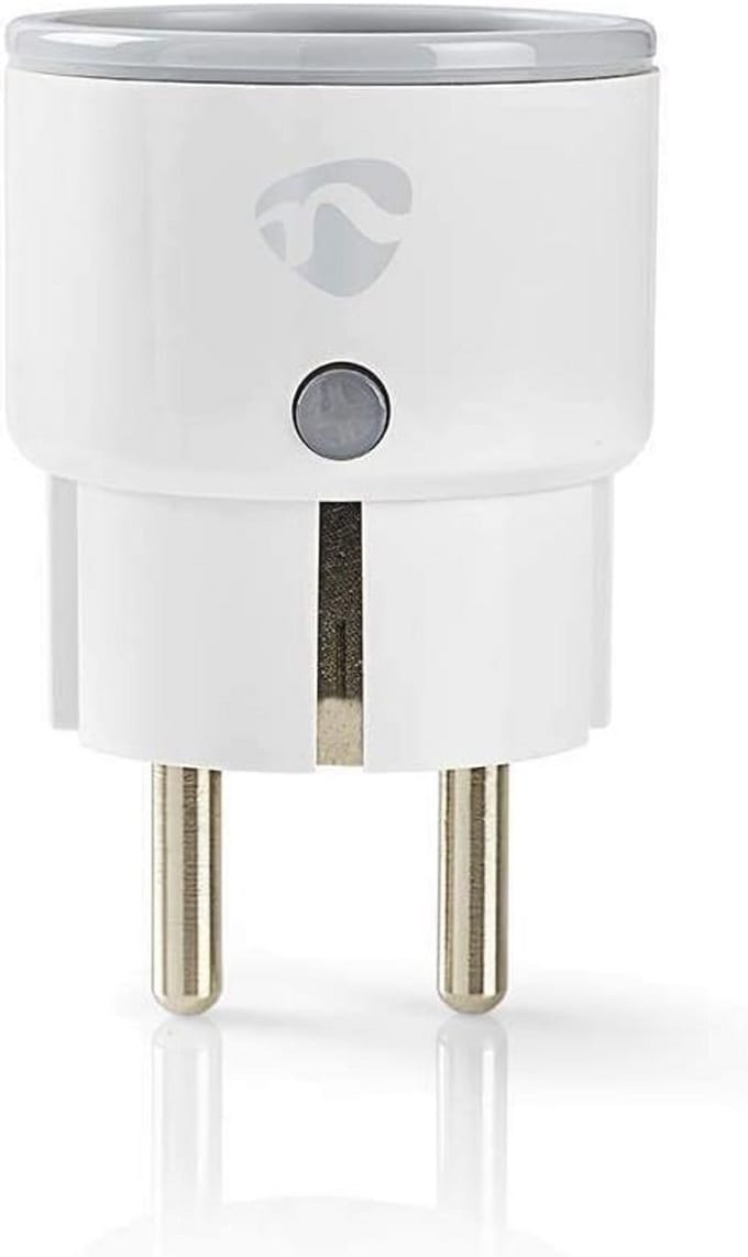 Slimme Wi-Fi Stekker met Stroommeter en Schakelaar - 1 Contact - Max. 10A