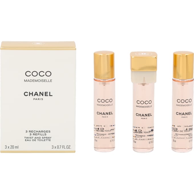 Chanel Coco Mademoiselle Geschenkset - 3x Eau de Toilette Refill