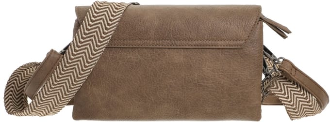 Dark camel schoudertasje San Martin- sint - kerst- cadeau- Trendy