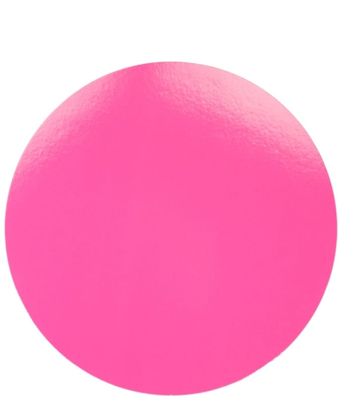 Taartkarton Fuchsia/Zwart Ø18cm 5st.
