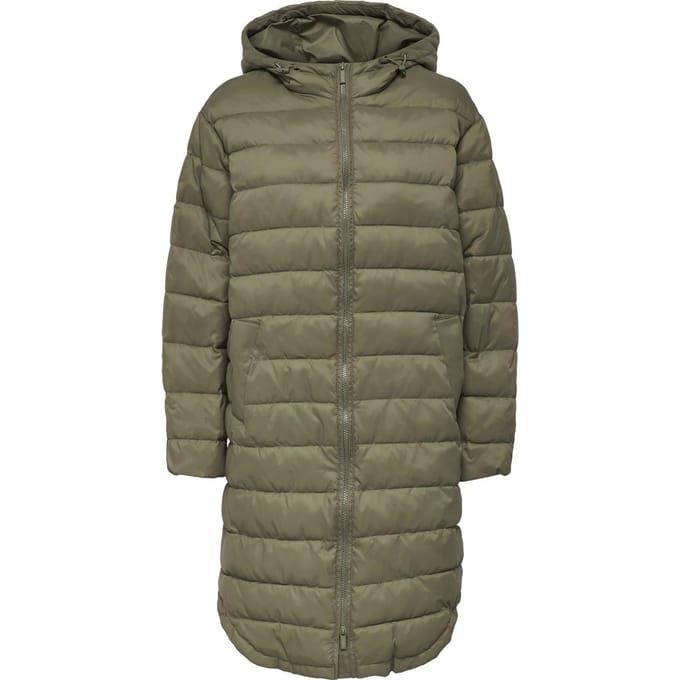 ONLY - Maat XS - ONLMELODY QUILTED COAT SHINY OTW Dames Jas