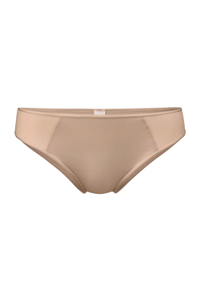 Heupslip van zijdezachte microvezels - karamel - Gr. 44 van Goldner Fashion