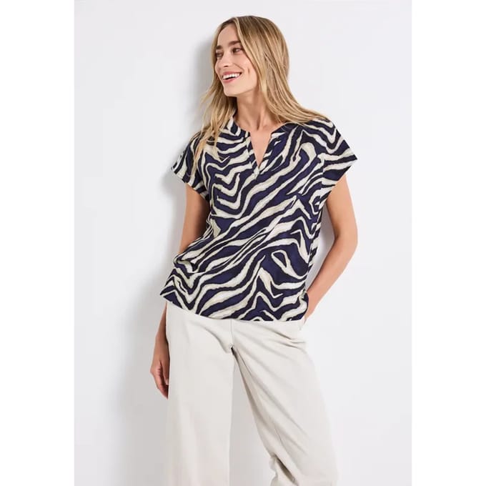 Gedessineerde blouse