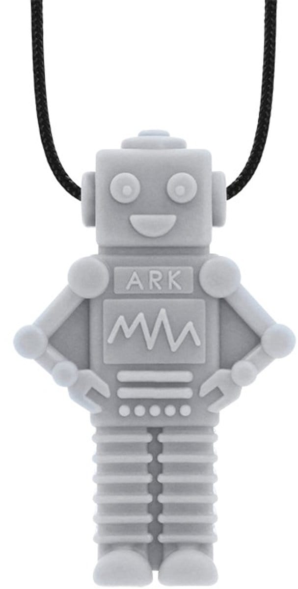 ARK Therapeutic sensorische kauwketting robot lichtgrijs voor kinderen.