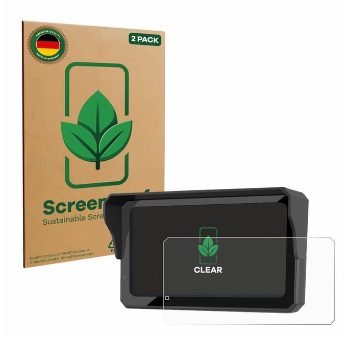2 Stuks Screenprotector voor Carpuride W602BS Pro - Hoogwaardige Beschermfolie transparant