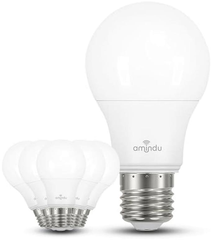 E27 LED Lichtbron 4000K Koudwit - 6-pack Superhelder Energiebesparend