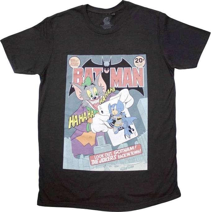 Tom And Jerry - Comic Heren T-shirt - S - Zwart