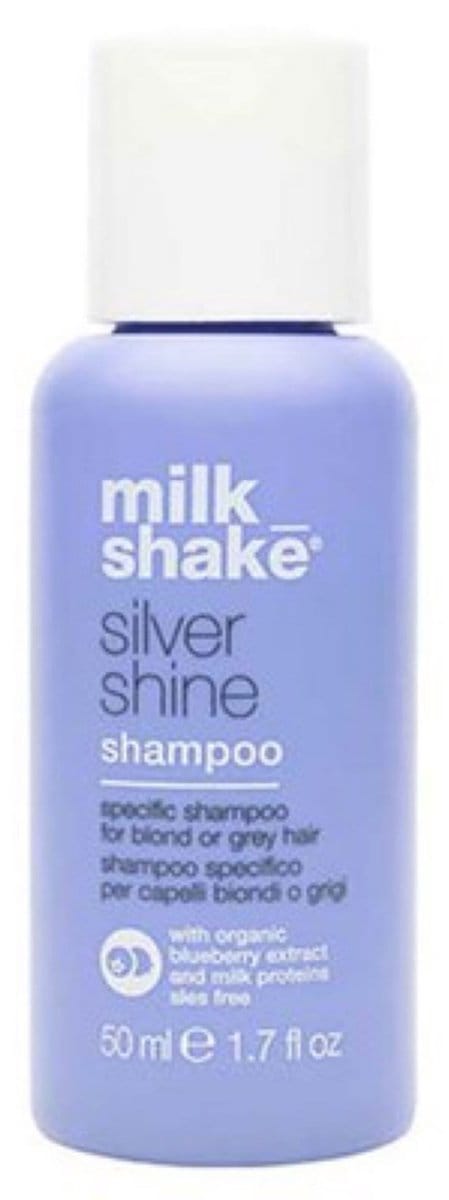 Milk Shake Silver Shine Shampoo for Gray and Blonde Hair - 50 ml