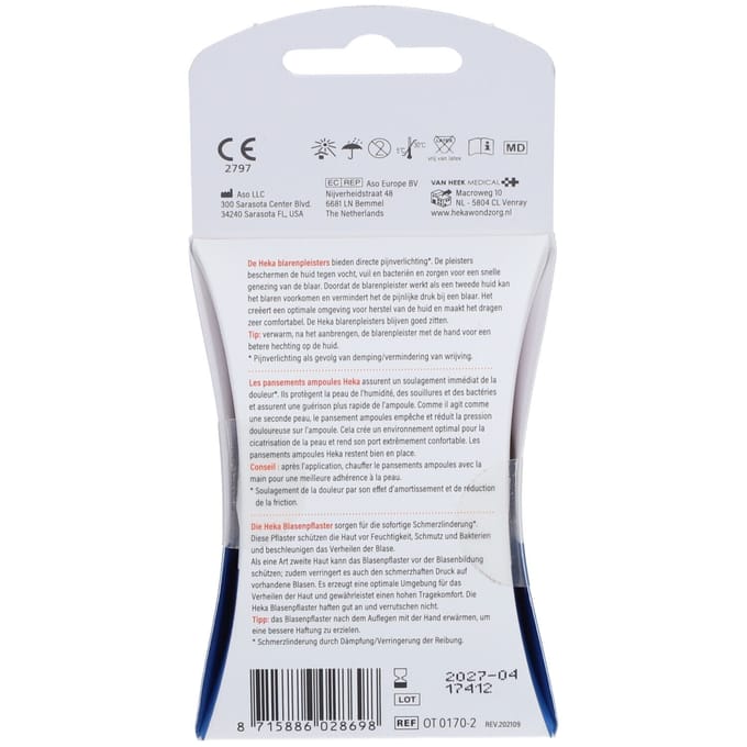 Heka Blarenpleisters Medium 42 x 68 mm 6 Pleister