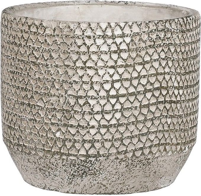 MICA DECORATIONS JACK BLOEMPOT - H10,5 X Ø12,5 CM - GROEN