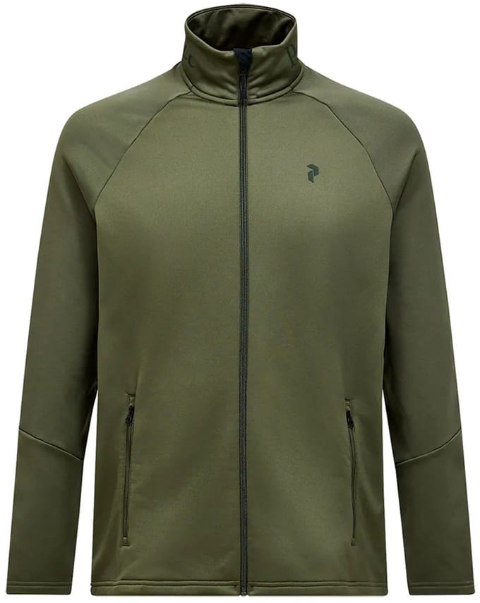 PEAK PERFORMANCE MEN'S RIDER ESSENTIALS ZIP JACKET Pine needle-S