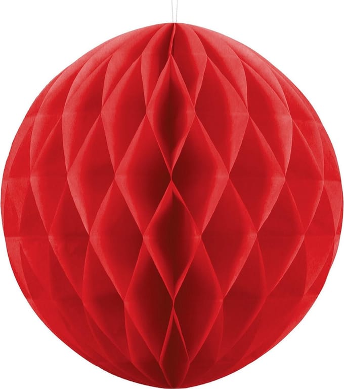 Honeycomb Bal Rood 30cm